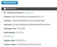 ESXi bundle update - ESXi510-201307001