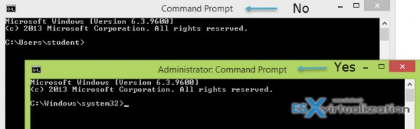 Elevated command prompt Windows 8.x