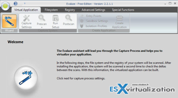 Evalaze - Application virtualization Free Version
