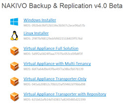 Nakivo Backup and Replication v 4.0 Beta