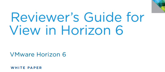 Reviewer’s Guide for  View in Horizon 6