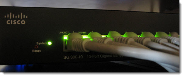A Cisco L3 capable switch with 10 Gigabit ports A Cisco L3 capable switch with 10 Gigabit ports