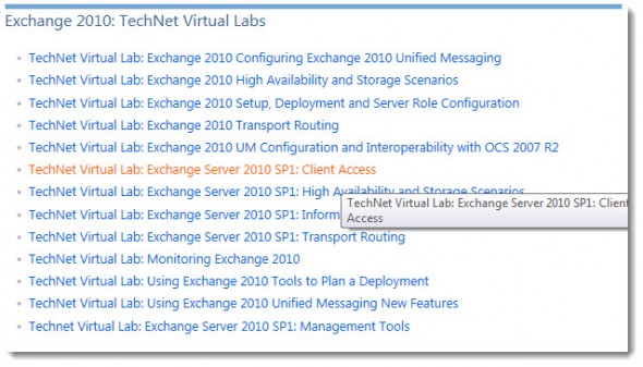 Microsoft Technet Virtual Labs are Free