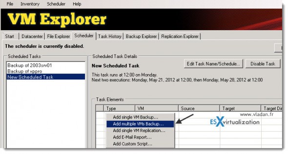 Trilead VM Explorer 4.0 - creating multiple VM backup