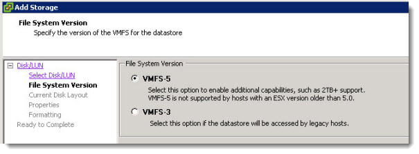 iSCSI connection from ESXi 5 to Drob Elite/b800i - creating datastore