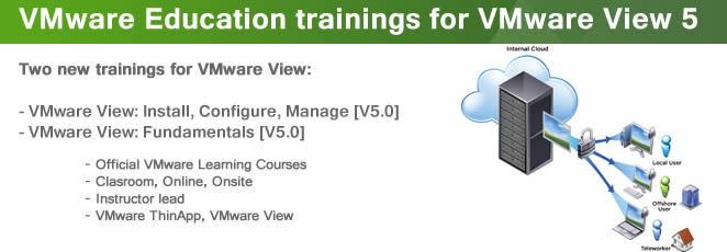 VMware Education presents new trainings for VMware View 5