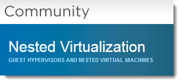 VMware community - running nested vms