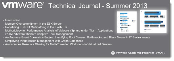 VMware Technical Journal - Summer 2013