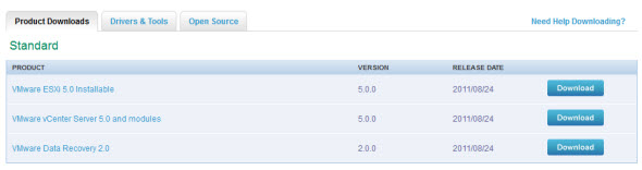 VMware vSphere 5 available for download now !