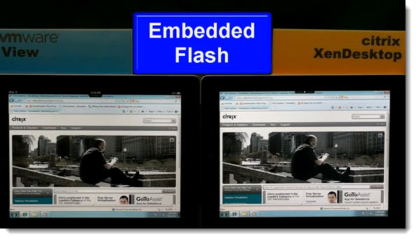 VMware View 5 compare to Xen Desktop 5.5 video
