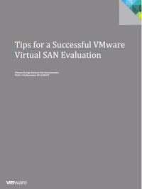 VMware VSAN Tips for deployment and POC
