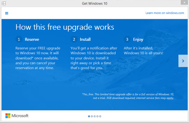 Windows 10 - Free Upgrade