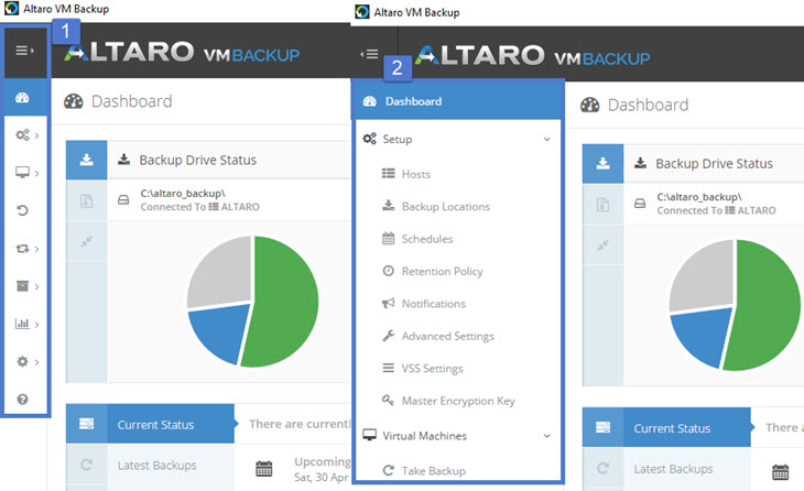 Altaro VM Backup - Management and Monitoring Console