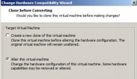 Downgrading Virtual Hardware with VMware Workstation 10