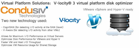Condusiv - V-Locity for VMware and Hyper-V - Virtual Platform Solutions VM Storage Performance