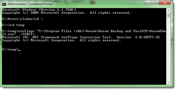 How to fix Veeam Fast SCP so it can run without error on Windows 7 x64 platforms How to fix Veeam Fast SCP so it can run without error on Windows 7 x64 platforms