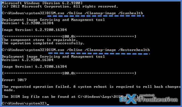 Failure configuring windows updates reverting changes Windows 8, 8.1 and Windows Server 2012