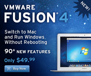 VMware Fusion 4 - Plus 90 new features !!!