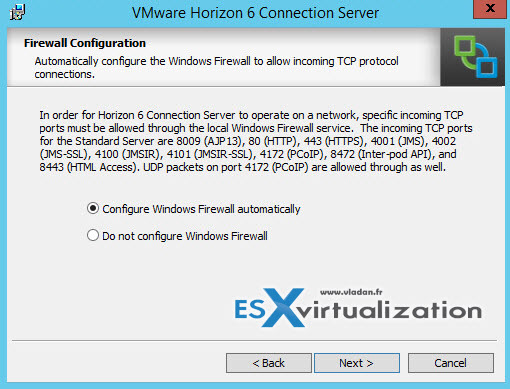 VCP6-DTM Study Guide - Install VMware Horizon View connection server