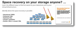 How to recover space back, data waste on storage
