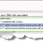 VMware Data Recovery Integrity Check Fails