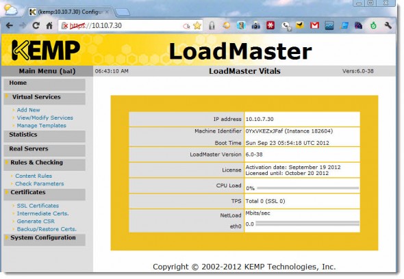 LoadMaster VLM from Kemp Technologies
