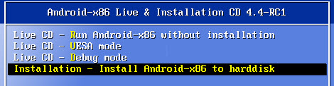 How to install Android Kitkat in VMware Workstation