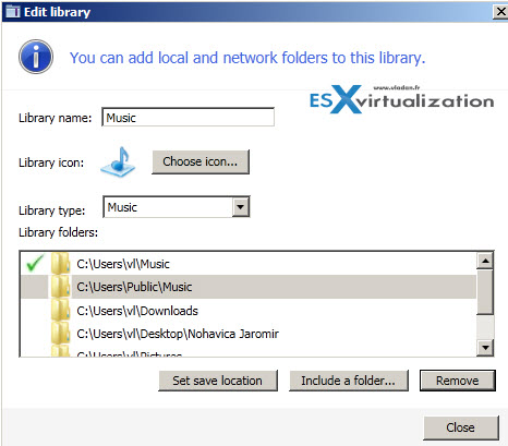 how to edit windows 7 libraries