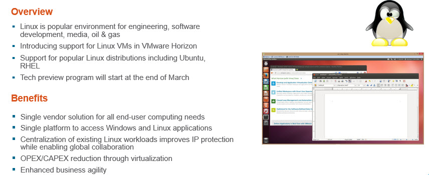 VMware Horizon View 6.1 - Linux Support