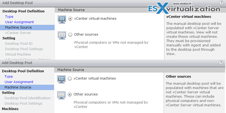 Desktop Sources - VCP6-DTM Objective 3.3 - Configure Manual Pools