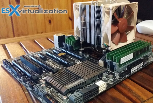 Gigabyte mobo with 64Gb DDR3 and 4930K Intel i7 CPU
