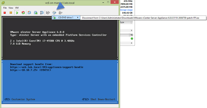 patch vmware vcenter server