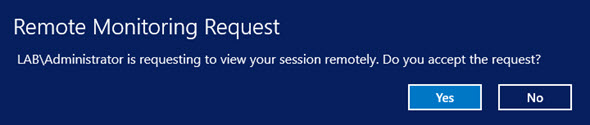 Remote Monitor request