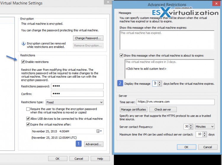 How to protect a VM with expiry date