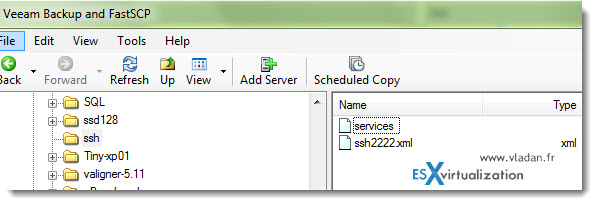 How to configure ESXi 5 for different port on SSH