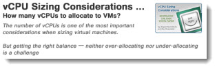 vCPU sizing considerations - how many vCPUs to allocate to VMs?