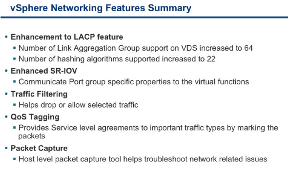 vSphere 5.5 networking - new features and enhancments
