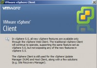 vSphere 5.5 Windows Client