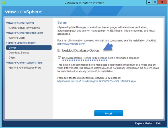 vCenter Server Update Manager