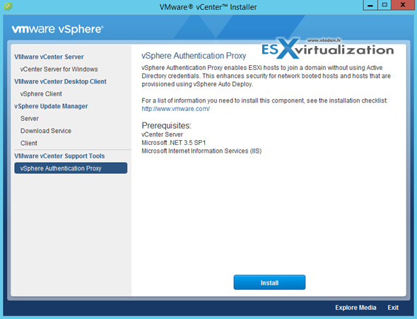 vCenter Server 6 Authentication Proxy