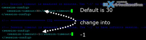 How-to Change or disable vCenter Operations Manager default timeout
