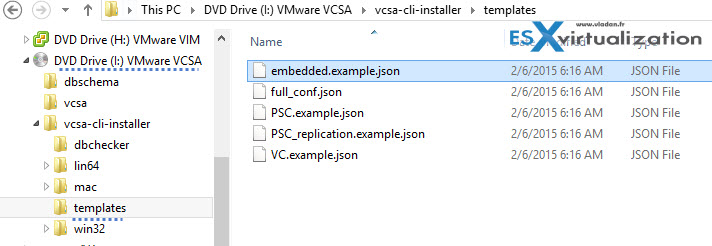 vCenter appliance 6 scripted installation