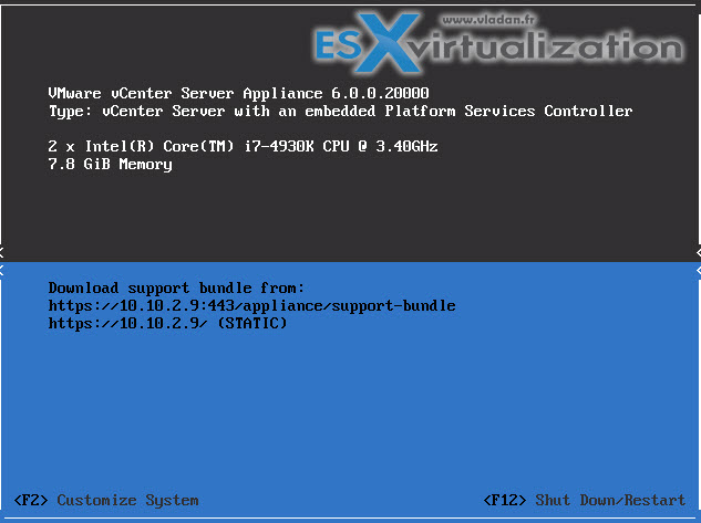 VMware VCSA 6 How to install in VMware Workstation