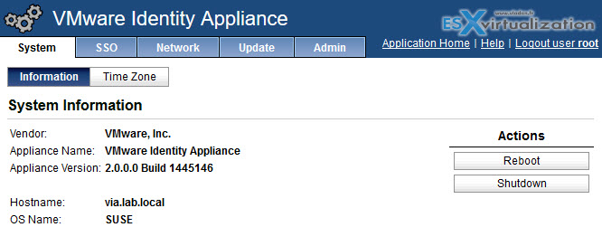 VMware Identity Appliance