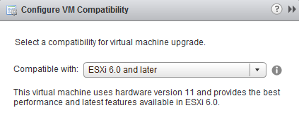 Hardware compatibility level
