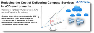 Reducing the cost of delivering compute services in VMware vCD environments