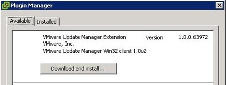 VMware Update Manager 
