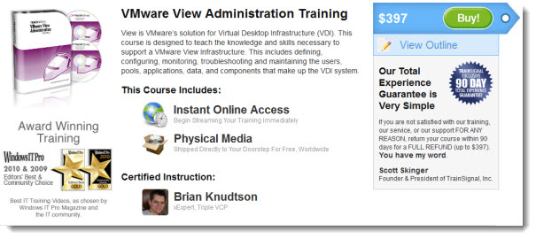 VMware View Training by Trainsignal