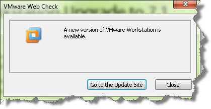 VMware Workstation Upgrade Check