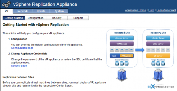 How to install and configure Vmware vSphere replication with single vCenter server